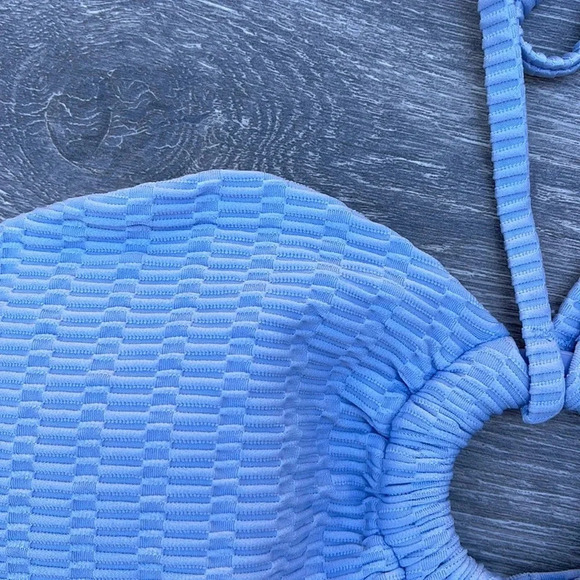 RVCA Daybreak Bandeau Bikini Top & Daybreak French Bikini Bottoms, iris - Picture 15 of 16